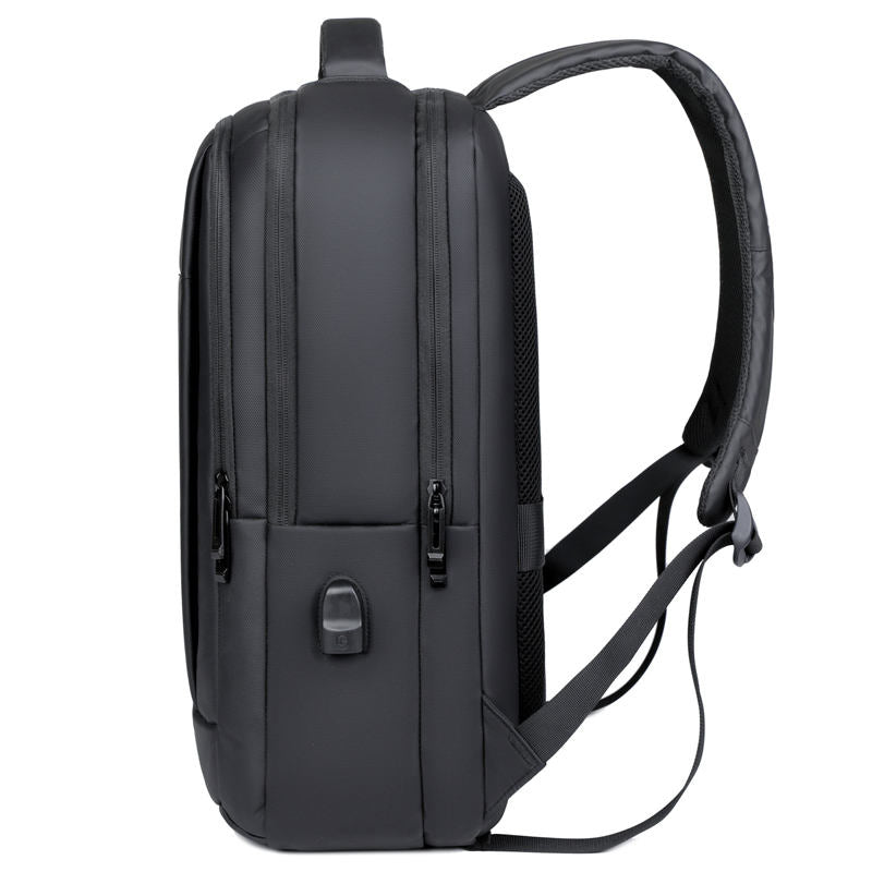 Tyylikäs vedenpitävä läppärireppu – käytännöllinen arkeen, suuri tilavuus, USB-lataus