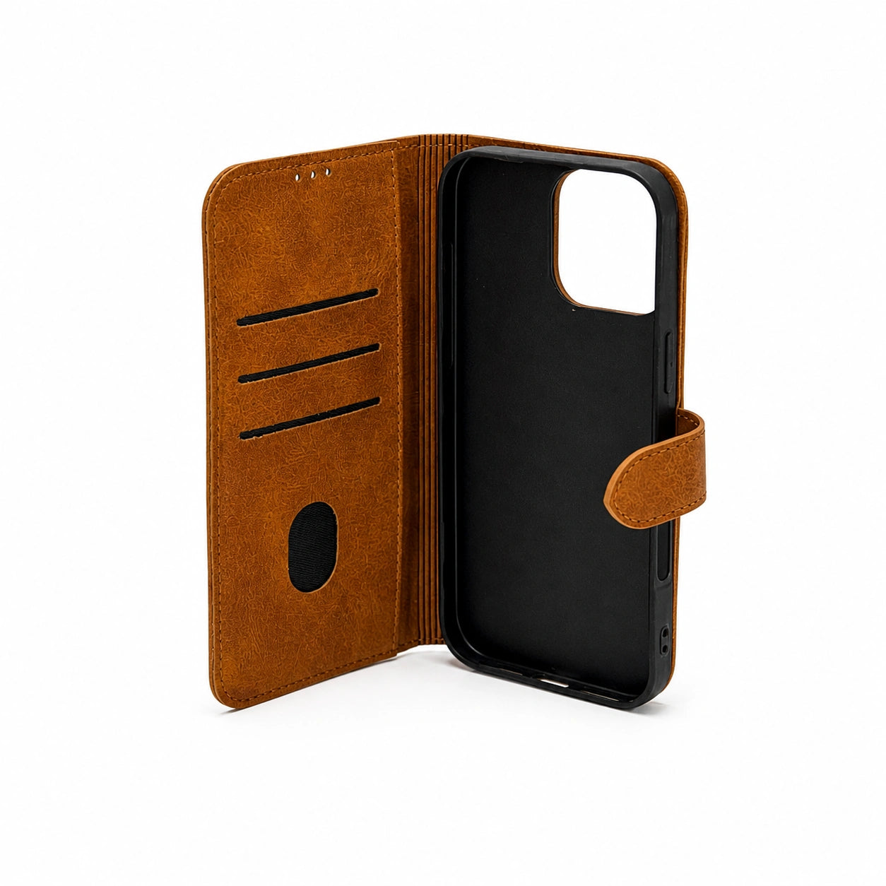 iPhone flip leather case