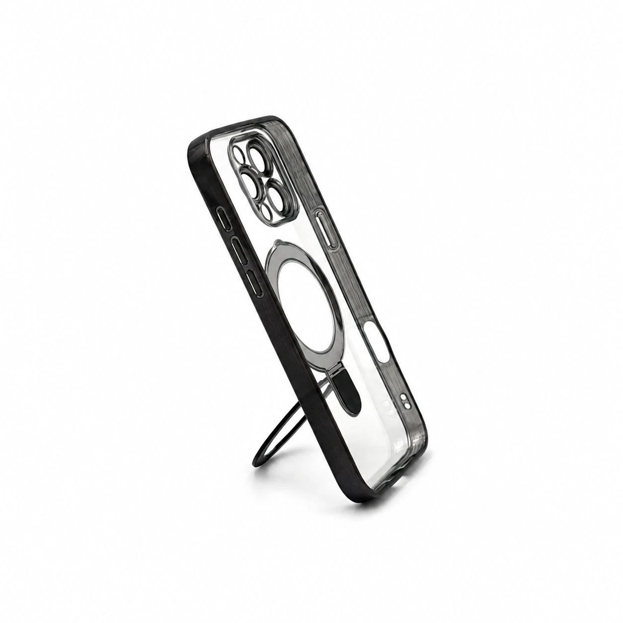 iPhone MagSafe -suojakuori telineellä - Kiiltävä design