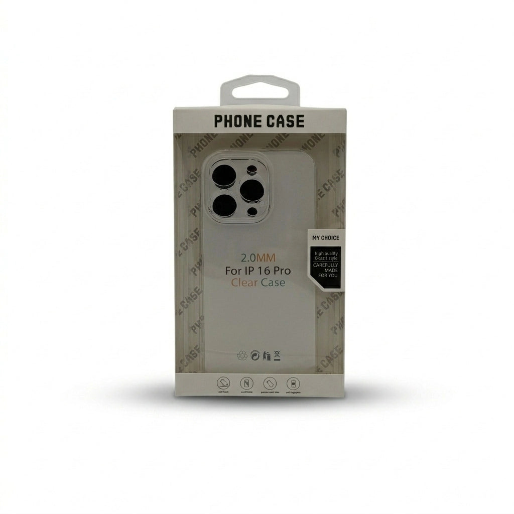 iPhone kirkas TPU-suojakuori (2mm vahvistettu) - Kaikki mallit