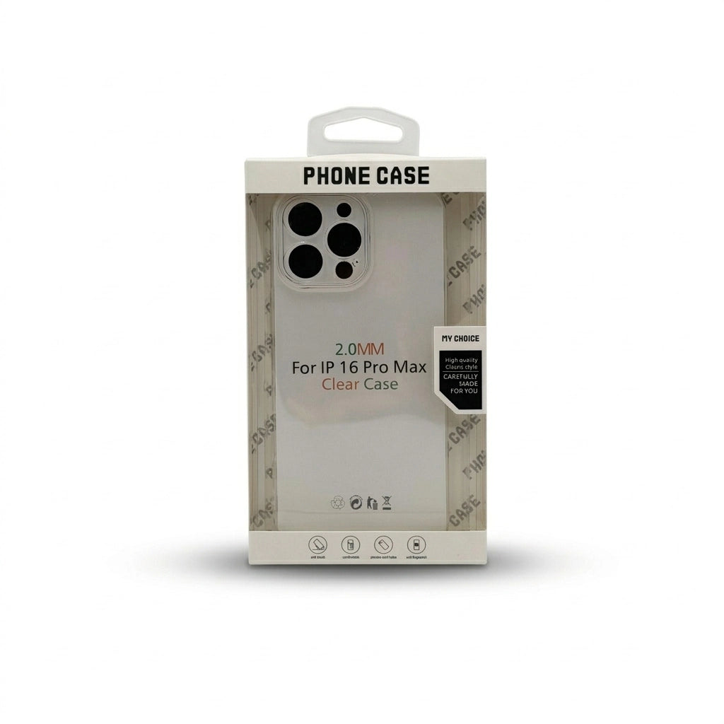 iPhone kirkas TPU-suojakuori (2mm vahvistettu) - Kaikki mallit