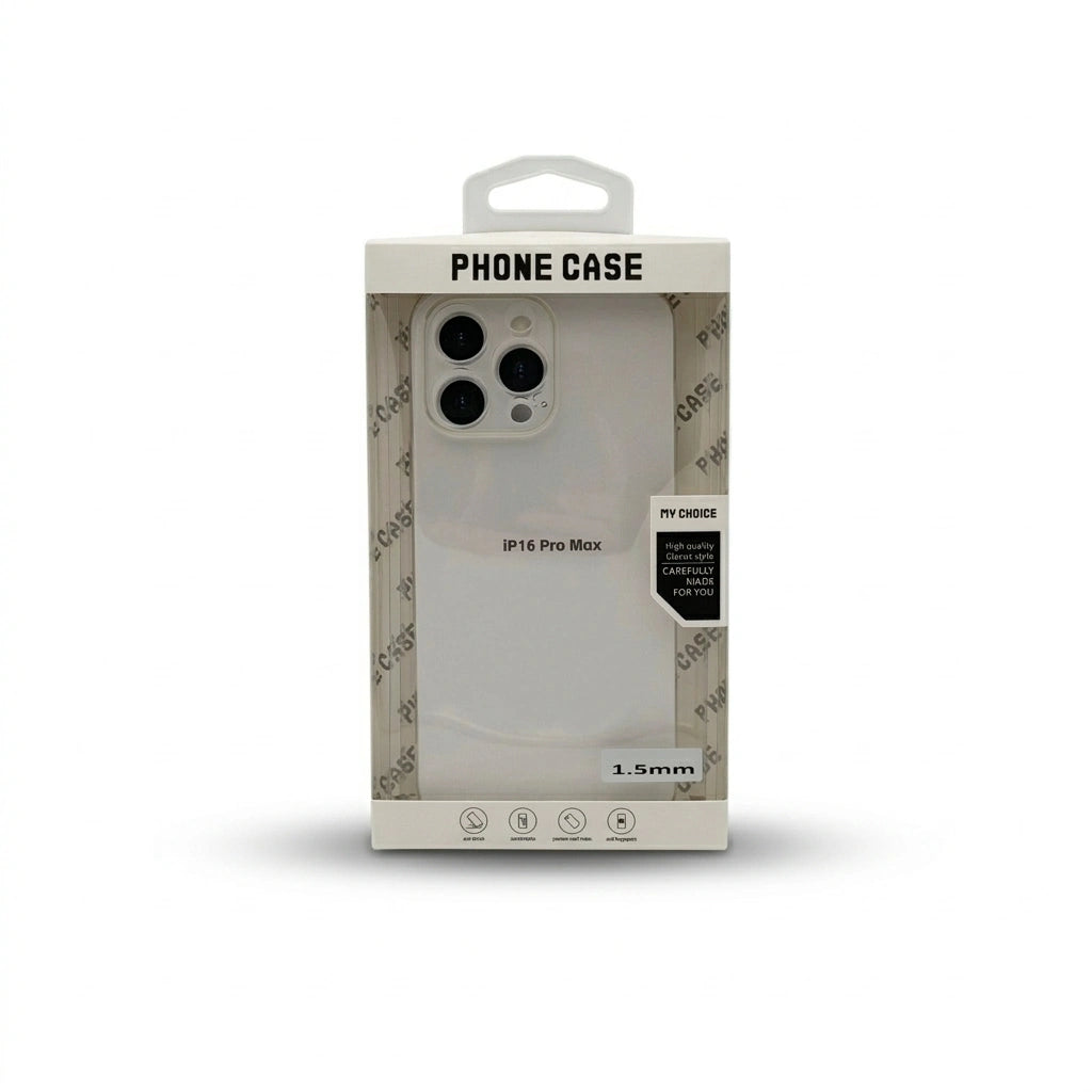 iPhone kirkas TPU-suojakuori 1.5mm - Kaikki mallit